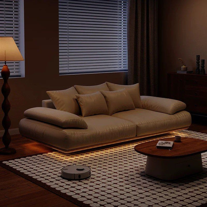 SERRA Modern LED Leather Sofa