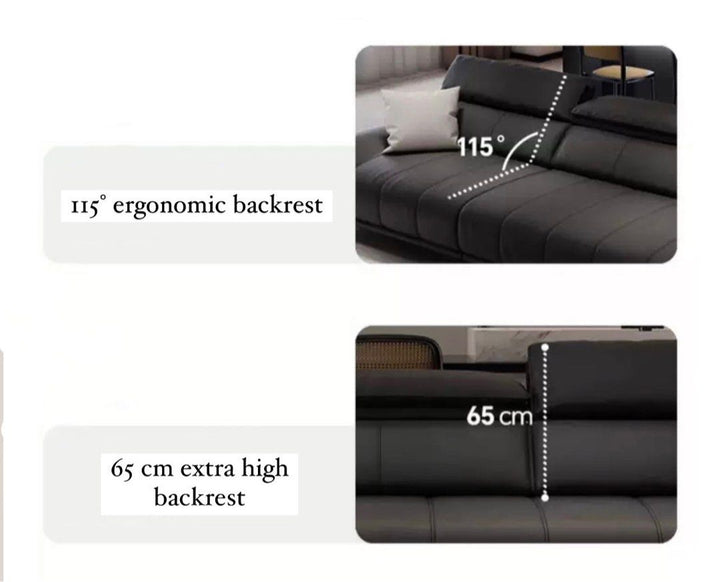 ARLETTA Modern Genuine Leather Sofa