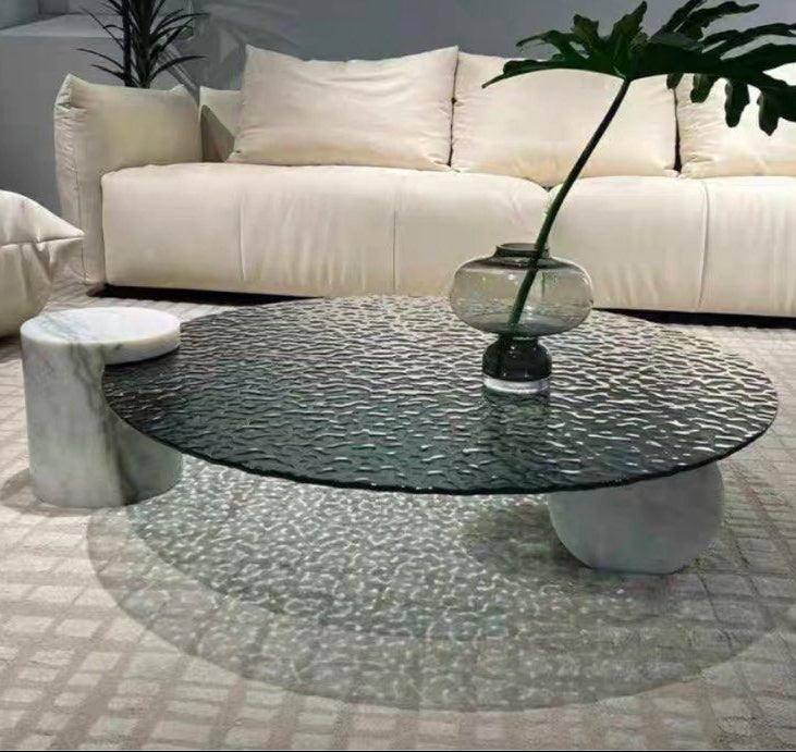 TATUM Modern Glass Coffee Table