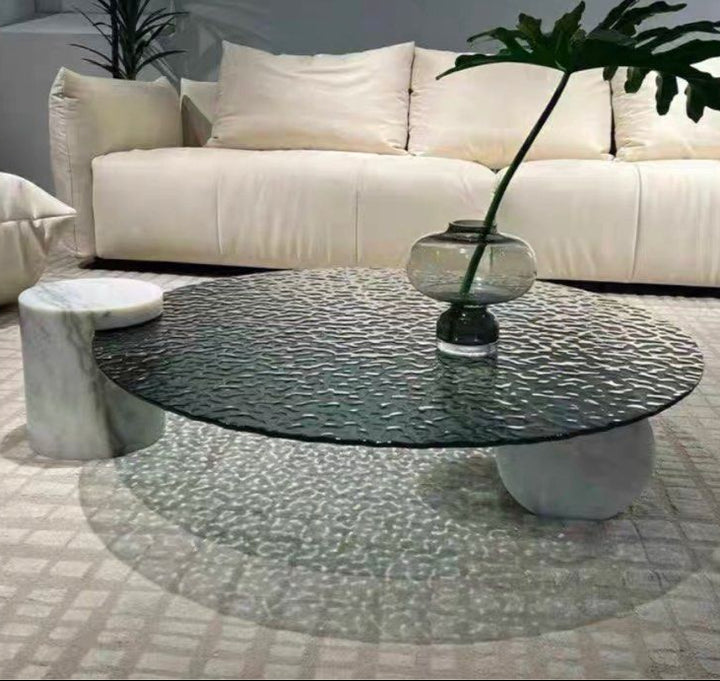 TATUM Modern Glass Coffee Table