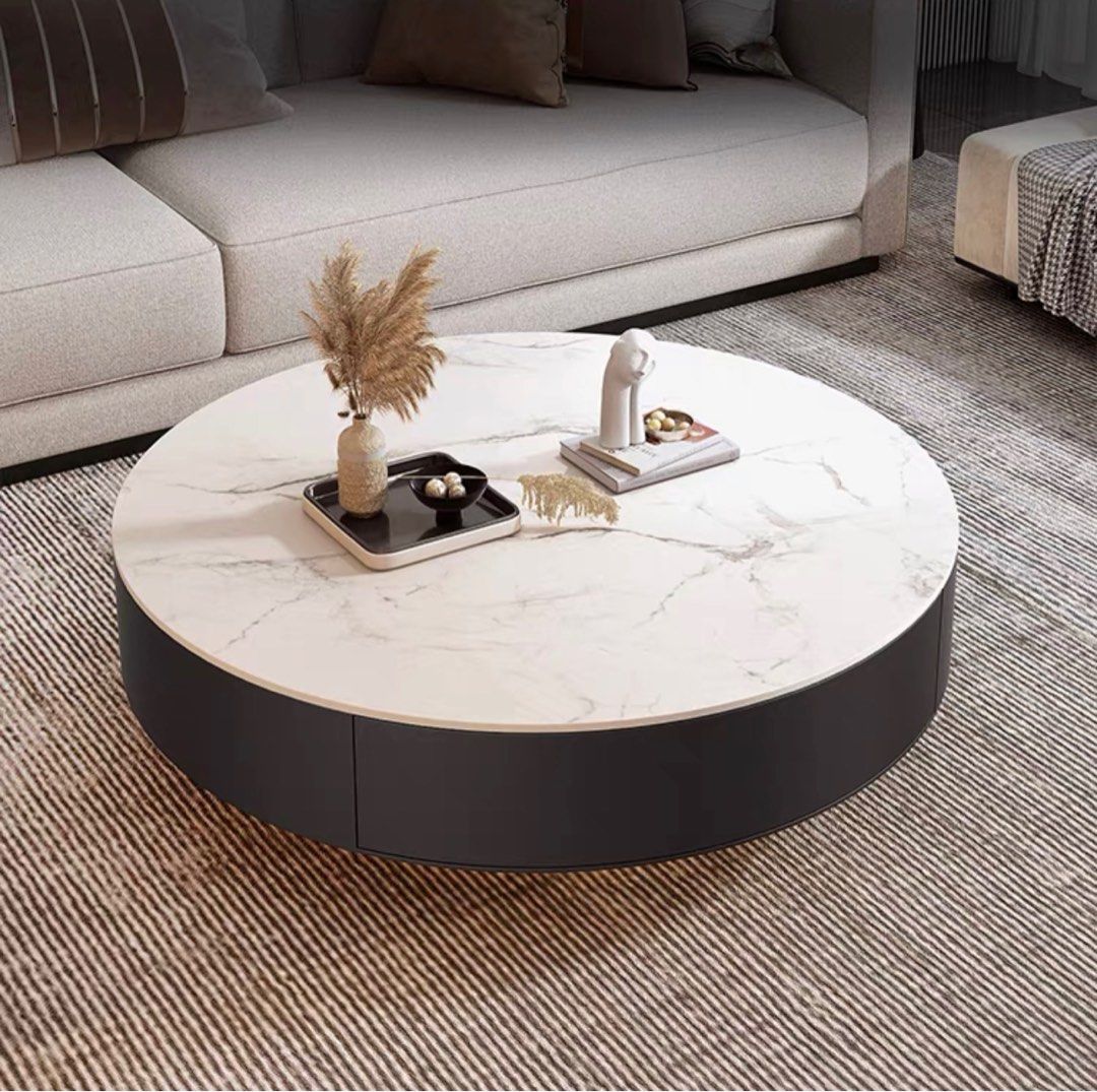 PANSINO Modern Slate Coffee Tables