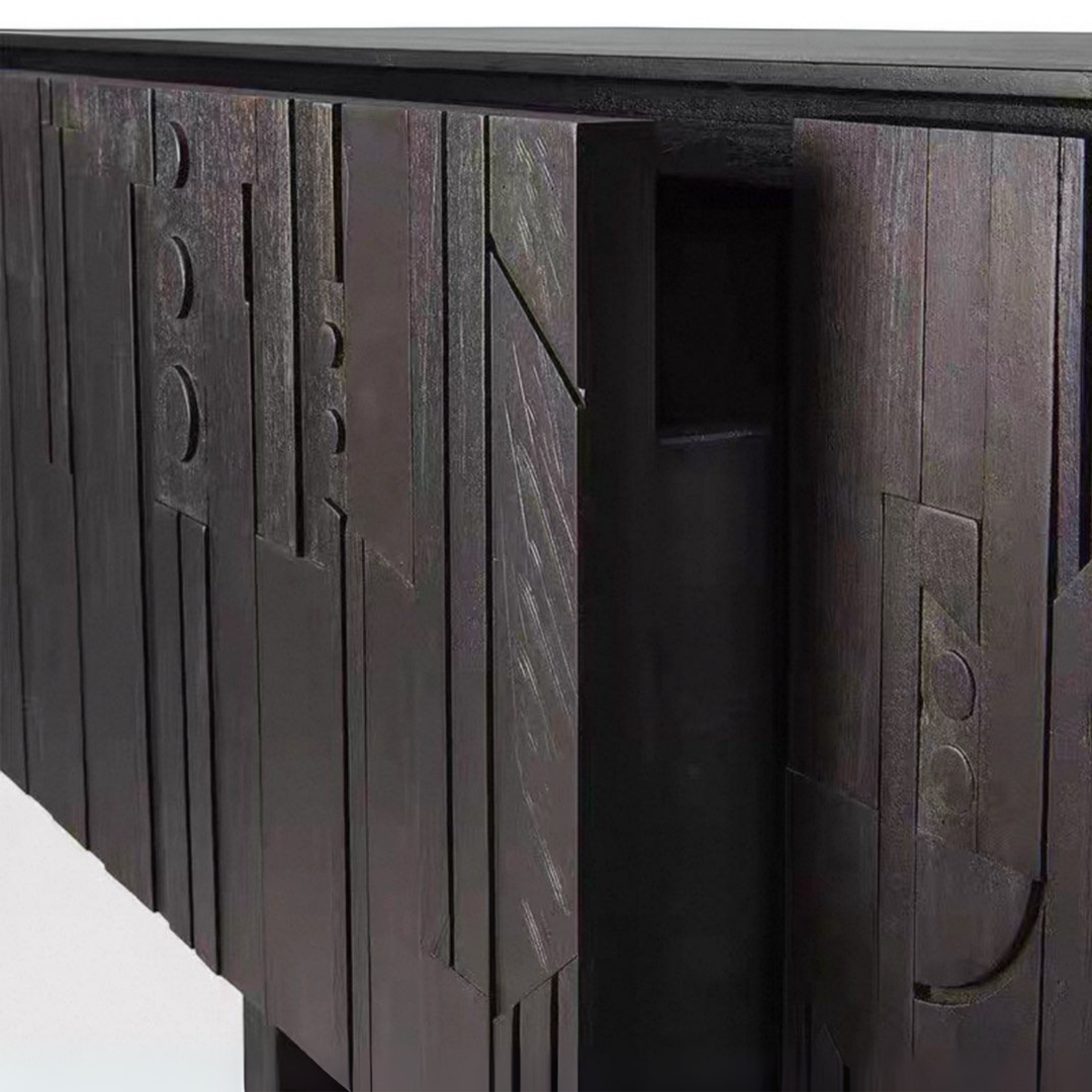 PREDAL Modern Solid Wood Tv Console