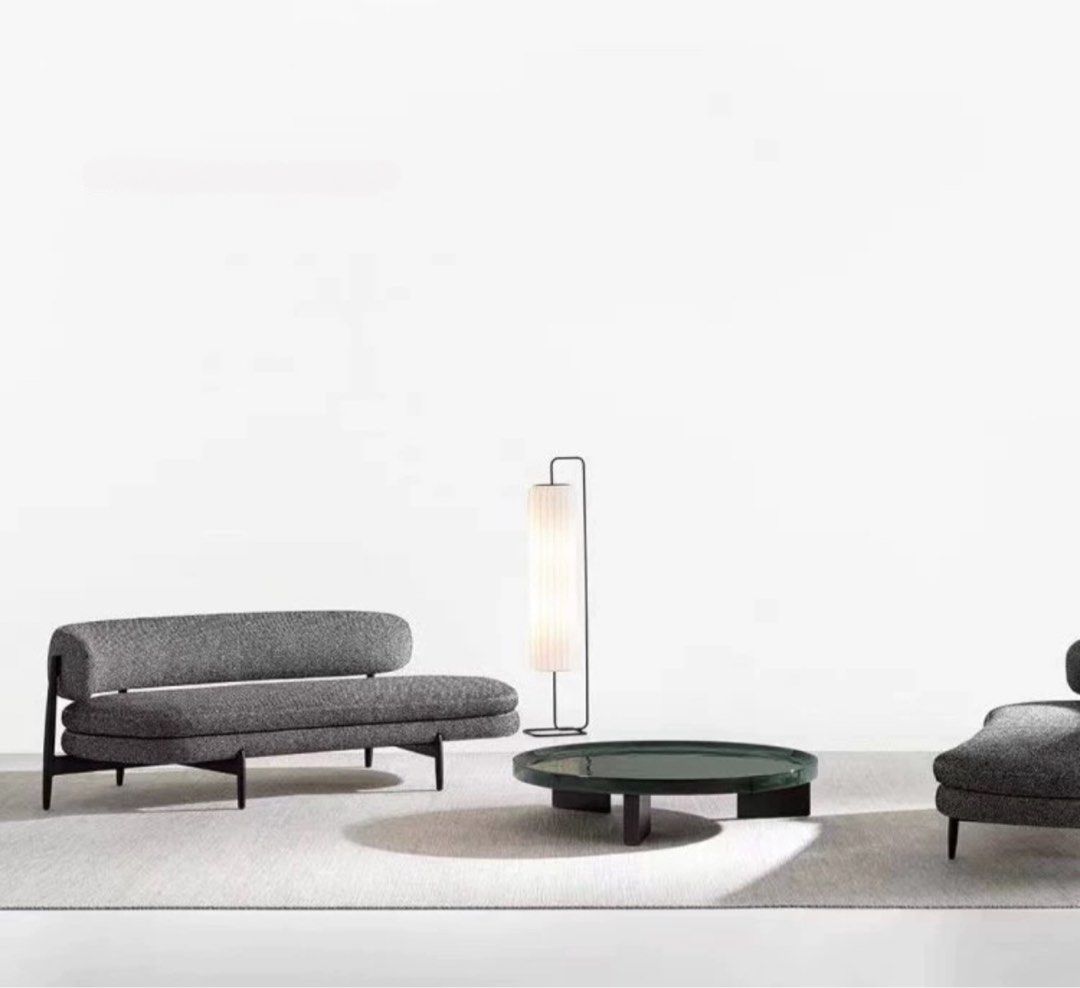 AUREA Modern Curve Fabric Sofa