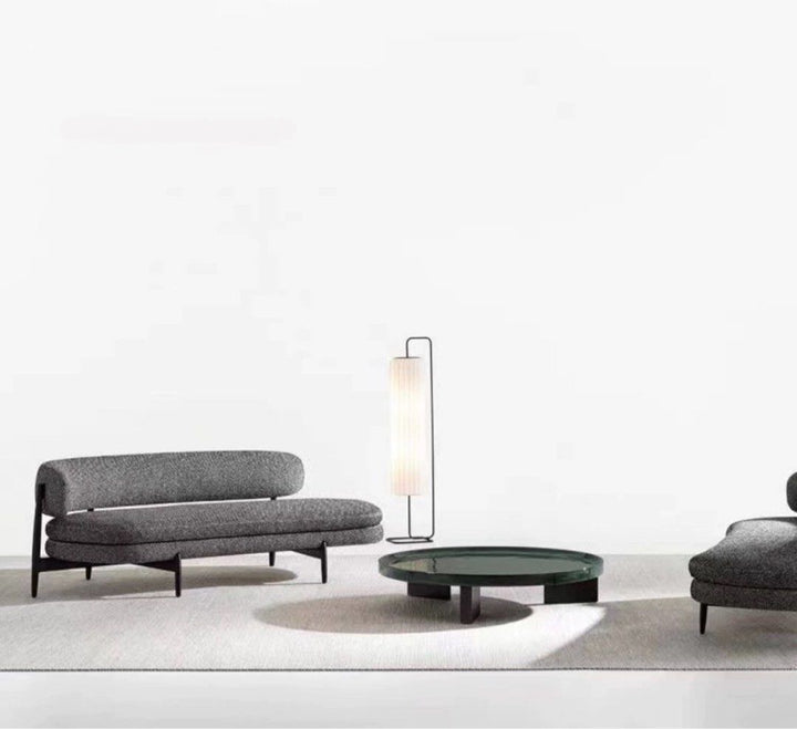 AUREA Modern Curve Fabric Sofa