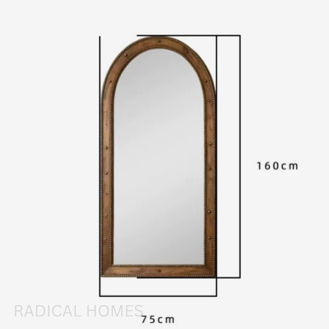 ARVINE Vintage Full Length Arch Mirror - Radical Homes Singapore
