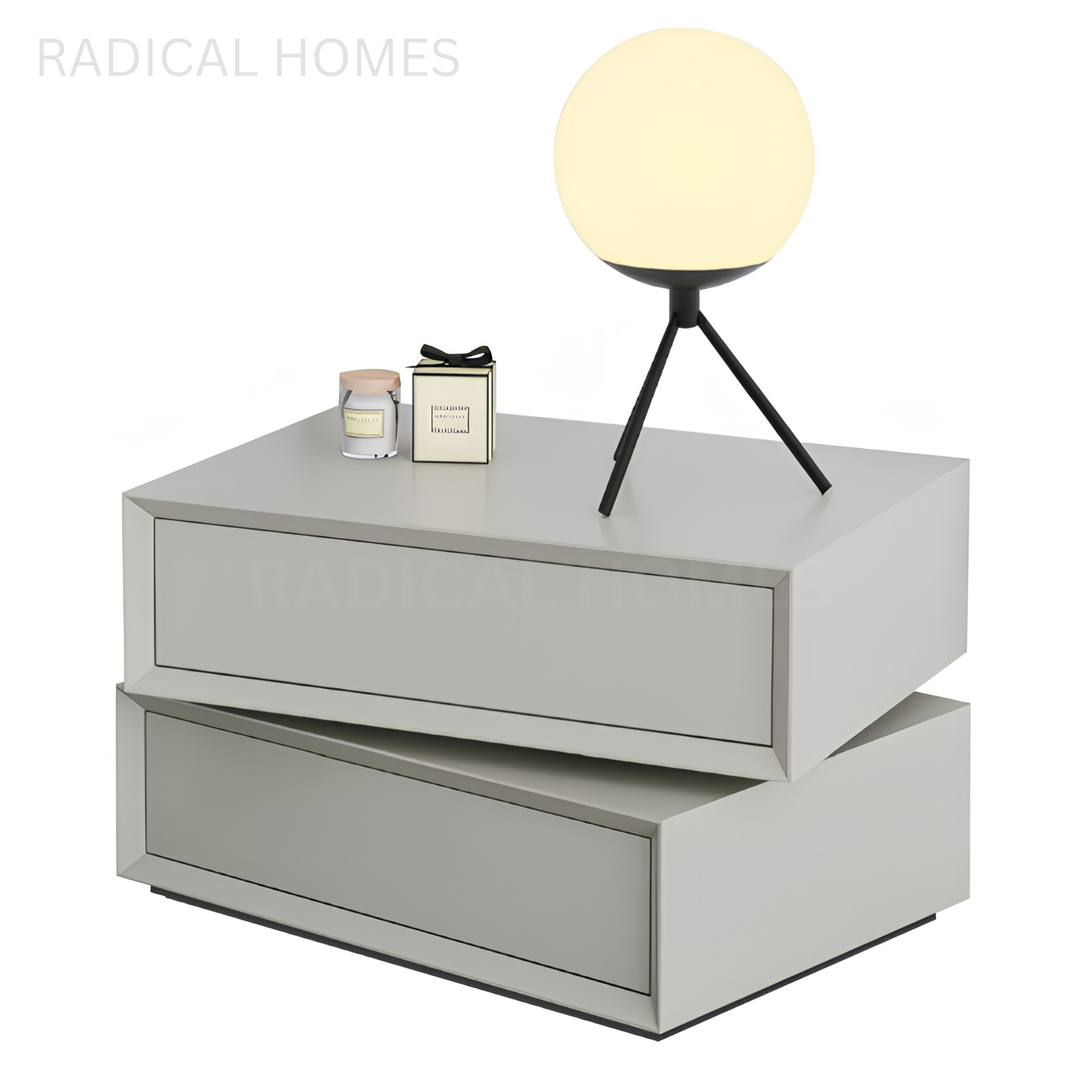 JERLING Modern Rotating Bedside Table