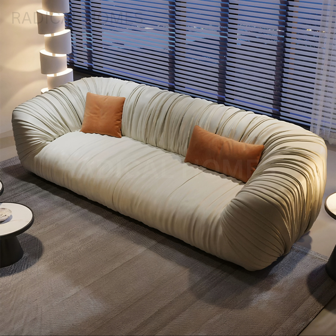 ESFEO Modern Leather Sofa - Radical Homes Singapore
