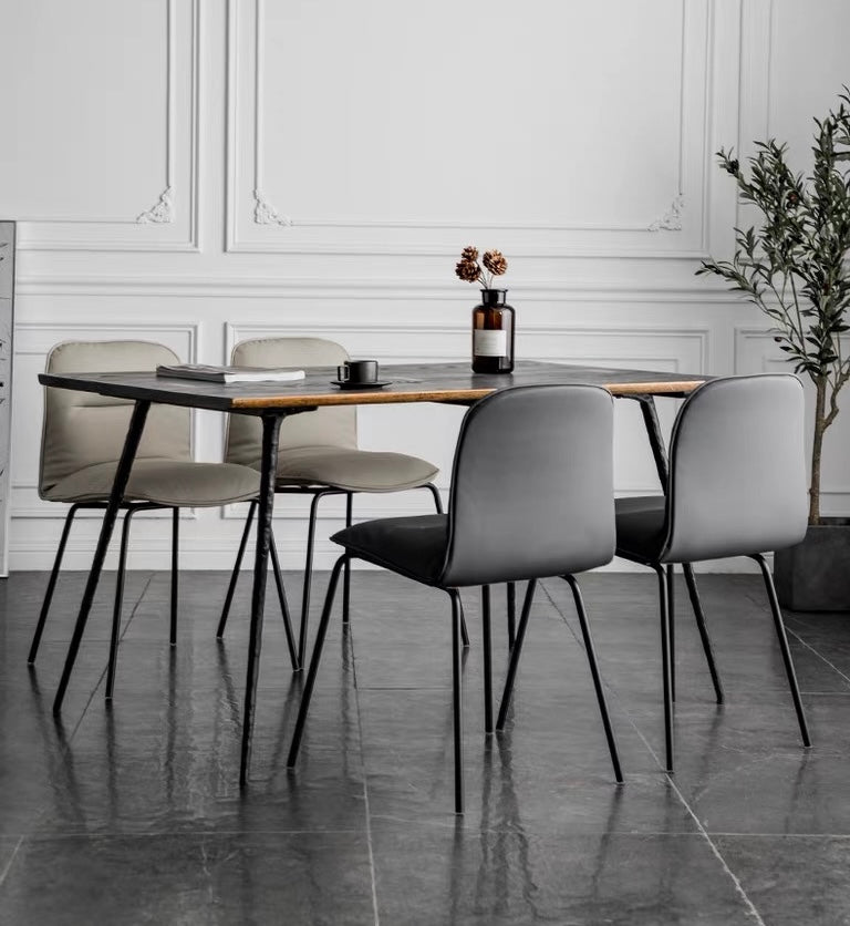 SADOW Modern Leather Dining Chair