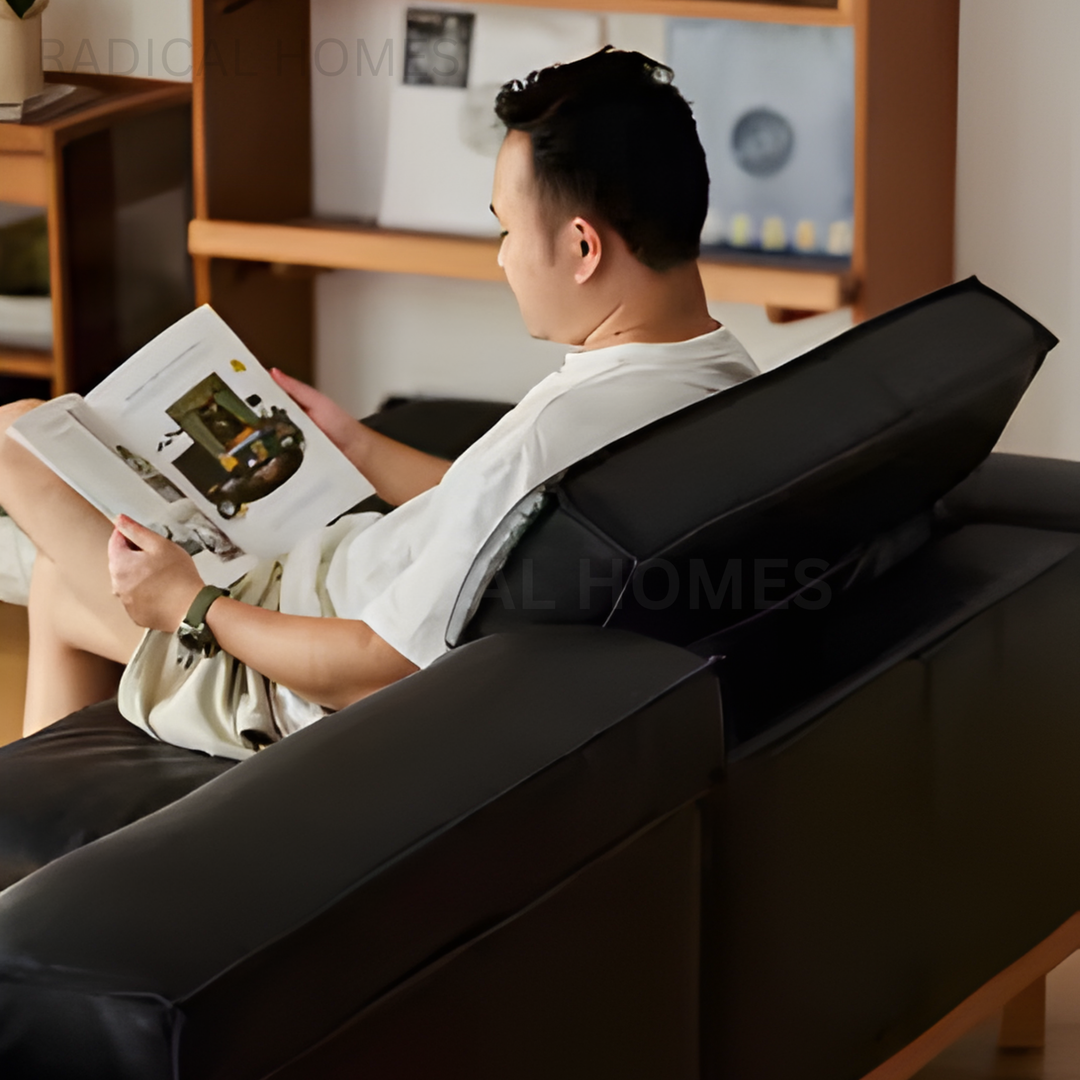 MANDI Modern Electric Leather Sofa - Radical Homes Singapore