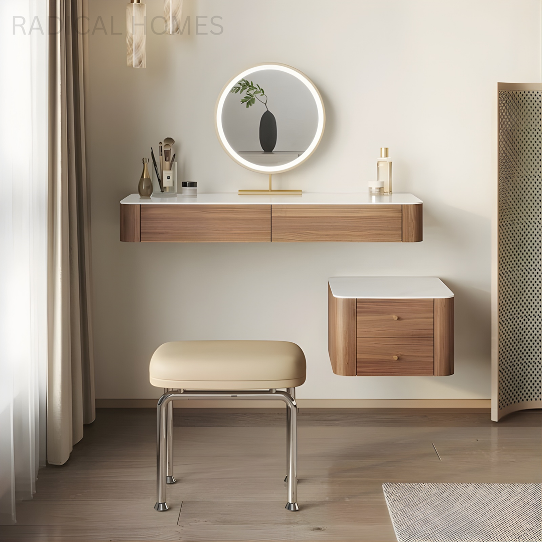 FRAIN Modern Sintered Stone Floating Vanity Table