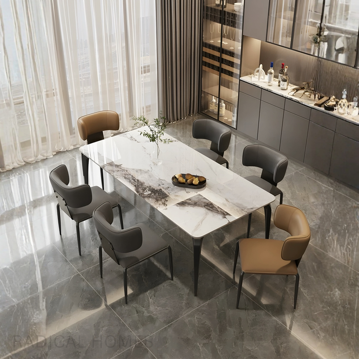 MALTO Modern Scratch Proof Leather Dining Chair