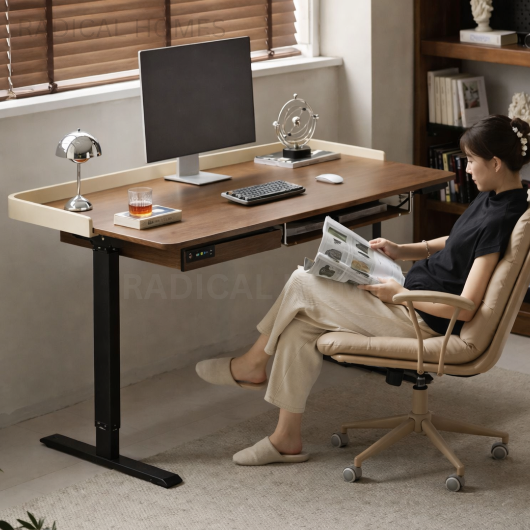 TES Modern Electric Adjustable Study Table - Radical Homes Singapore