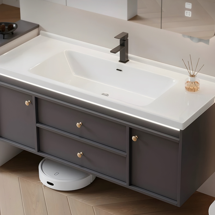 PELO Cream Bathroom Vanity Sink