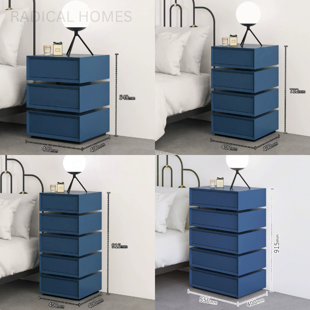JERLING Modern Rotating Bedside Table