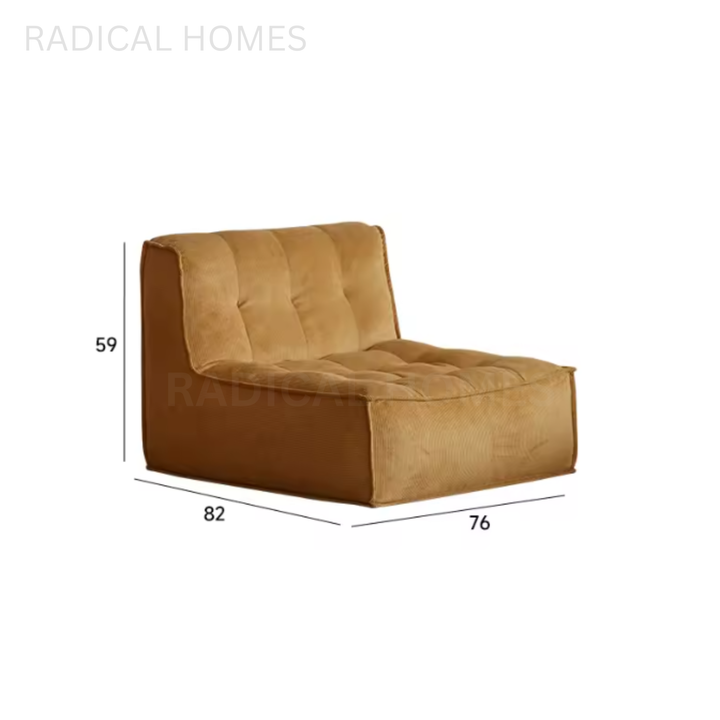GELO Japanese Fabric Floor Sofa - Radical Homes Singapore
