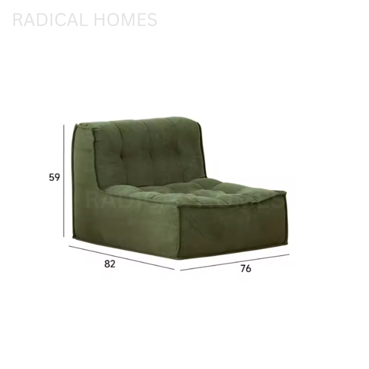 GELO Japanese Fabric Floor Sofa - Radical Homes Singapore