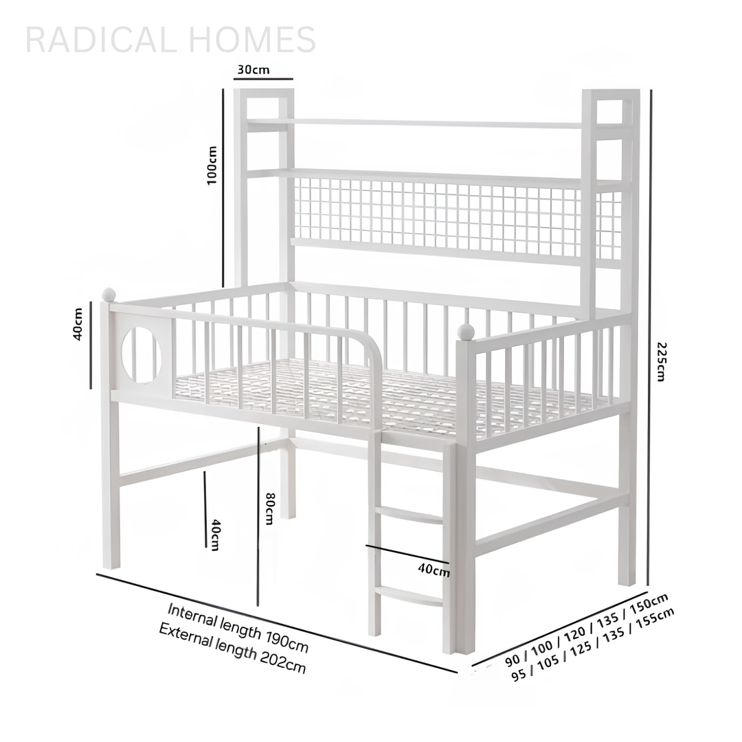 VELO Modern Children Loft Bedframe