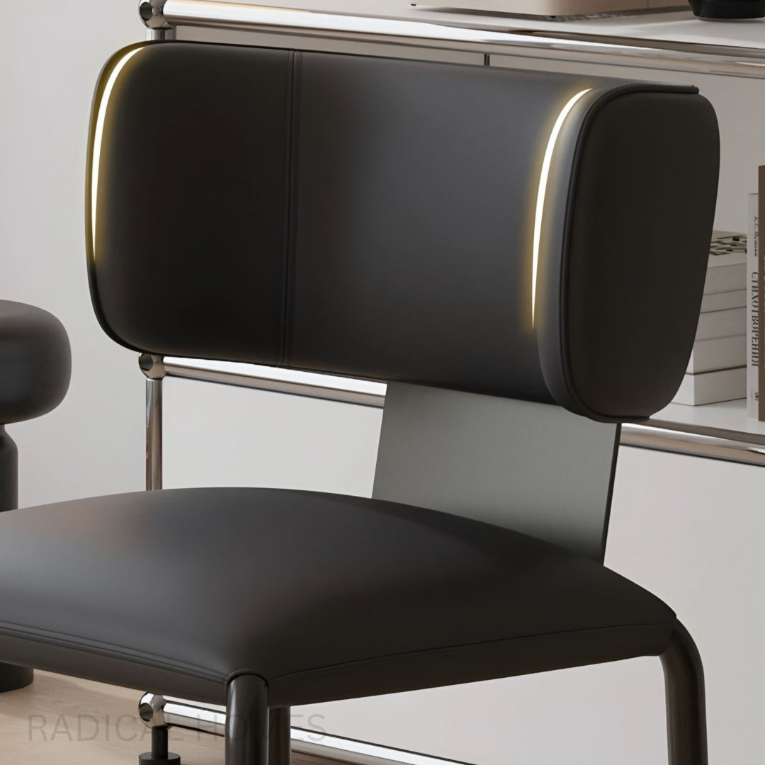 MALTO Modern Scratch Proof Leather Dining Chair