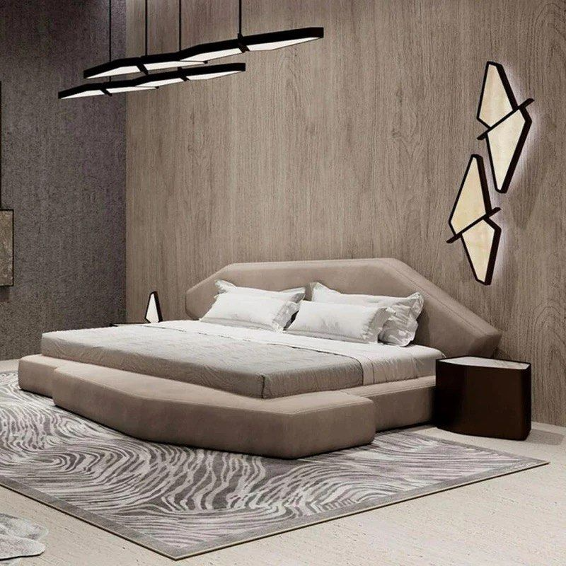 JERAE Modern Fabric Bedframe