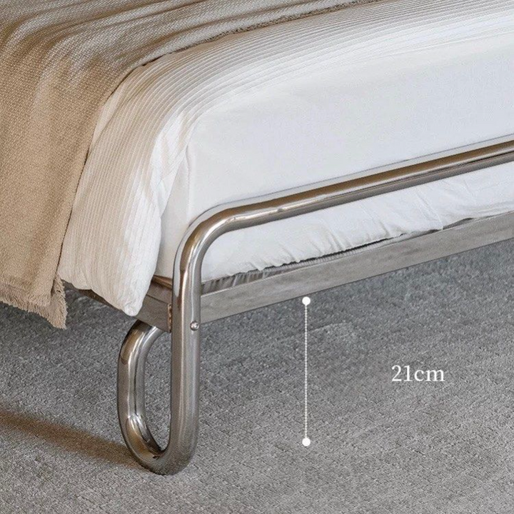 KALFON Modern Stainless Steel Bedframe