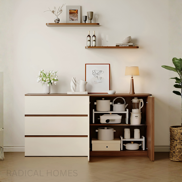 HYLAND Rustic Walnut Sideboard