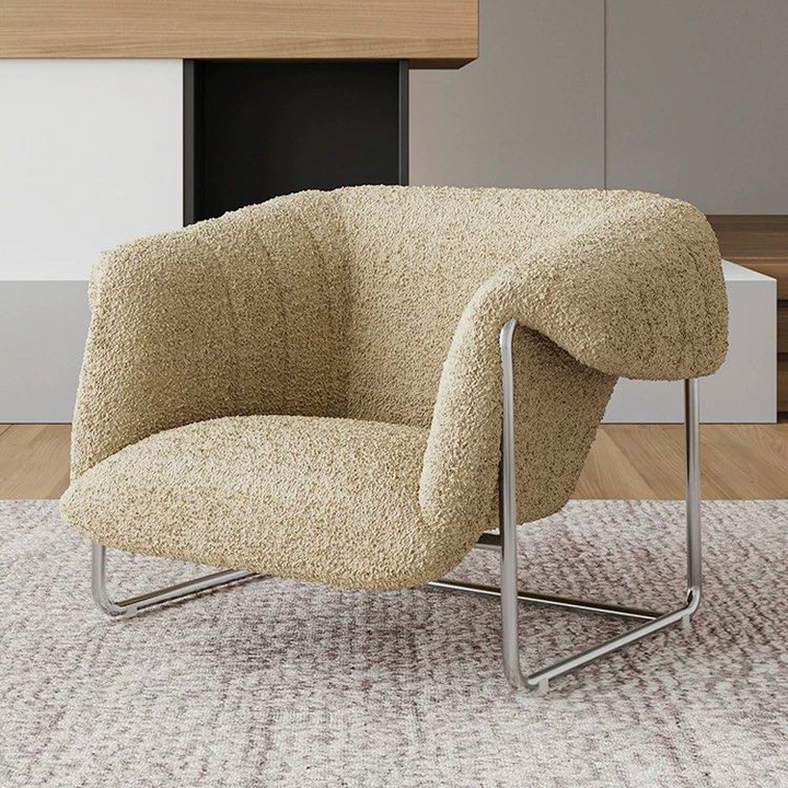MEYLAN Modern Boucle Lounge Chair