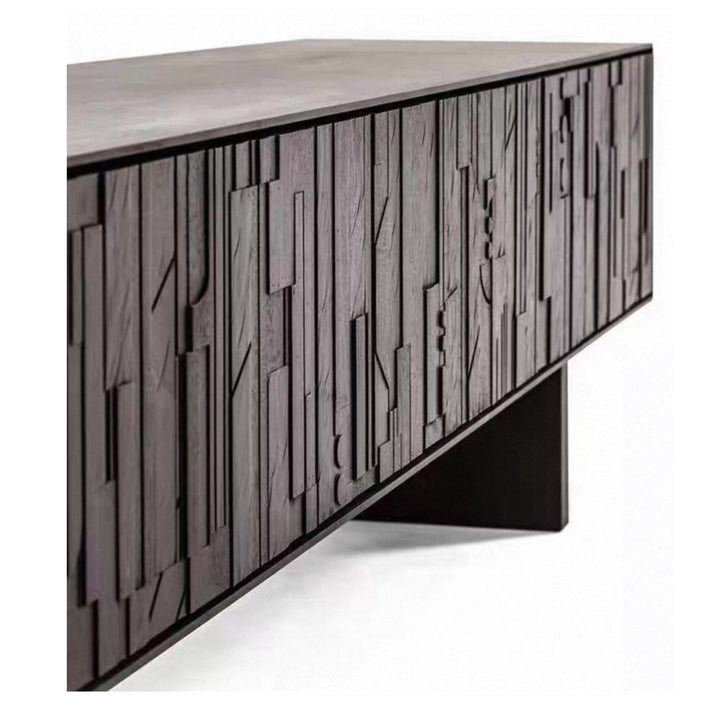 PREDAL Modern Solid Wood Tv Console