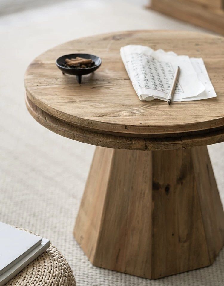 ARLOVSKI Vintage Solid Wood Coffee Table
