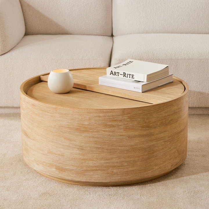 OKEAL Storage Coffee Table