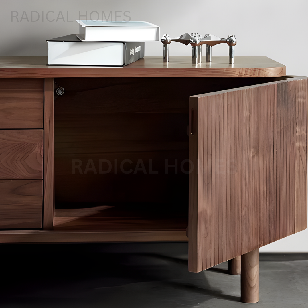 DRIGO Modern Solid Wood TV Console - Radical Homes Singapore