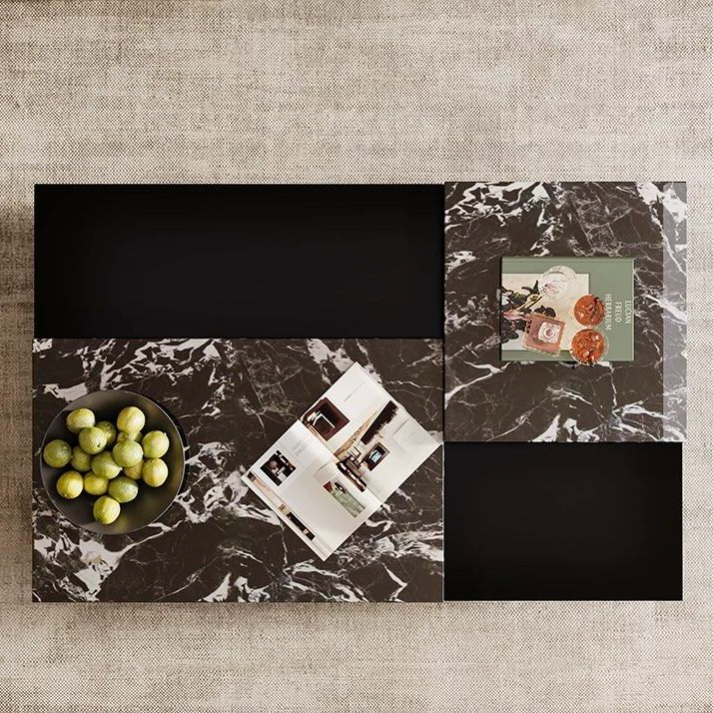 TRISTOA Modern Sintered Stone Coffee Table