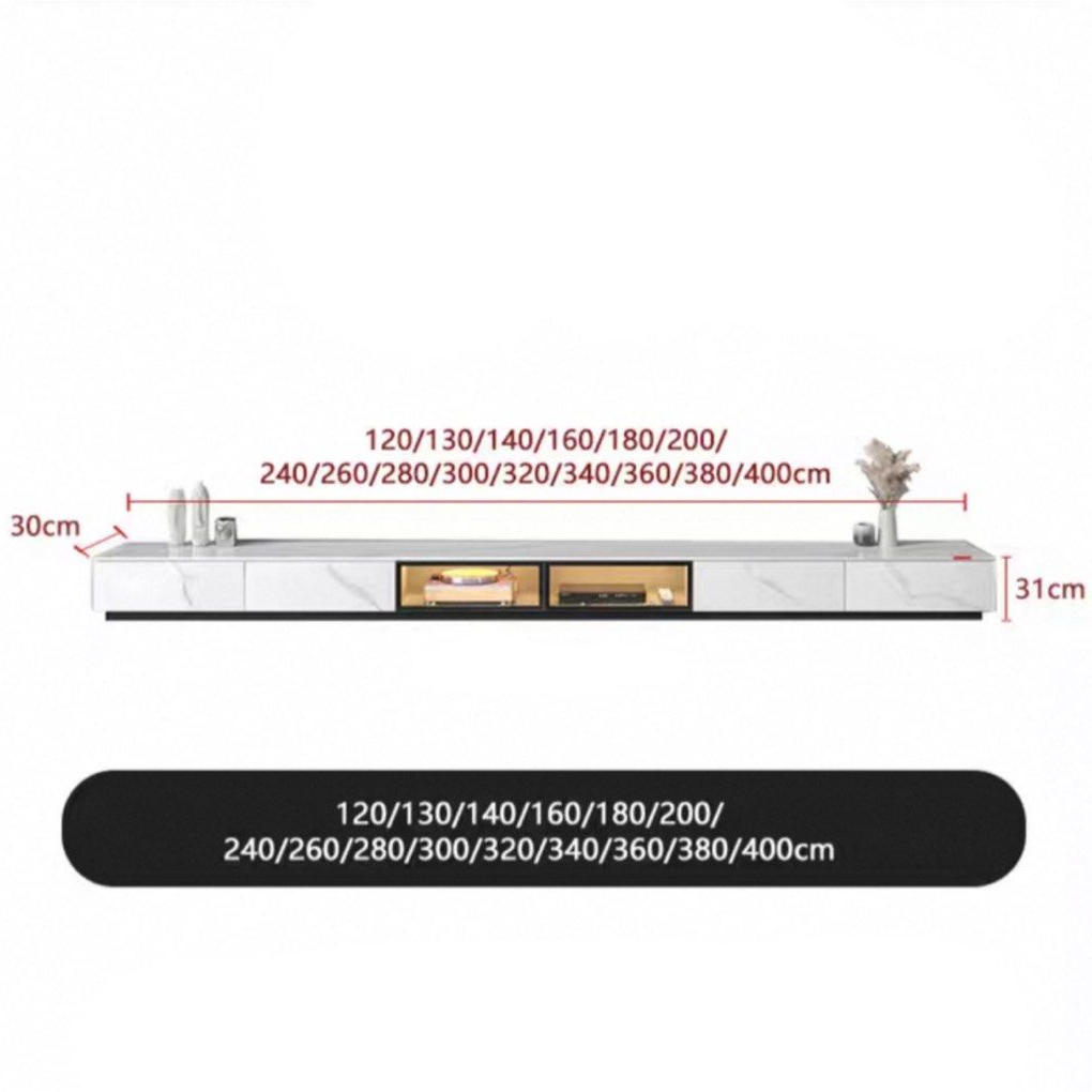 Stone Display Console DOMES Modern Sintered Stone TV Console – Radical Homes
