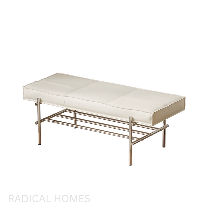 TANGENT Modern Leather Bench