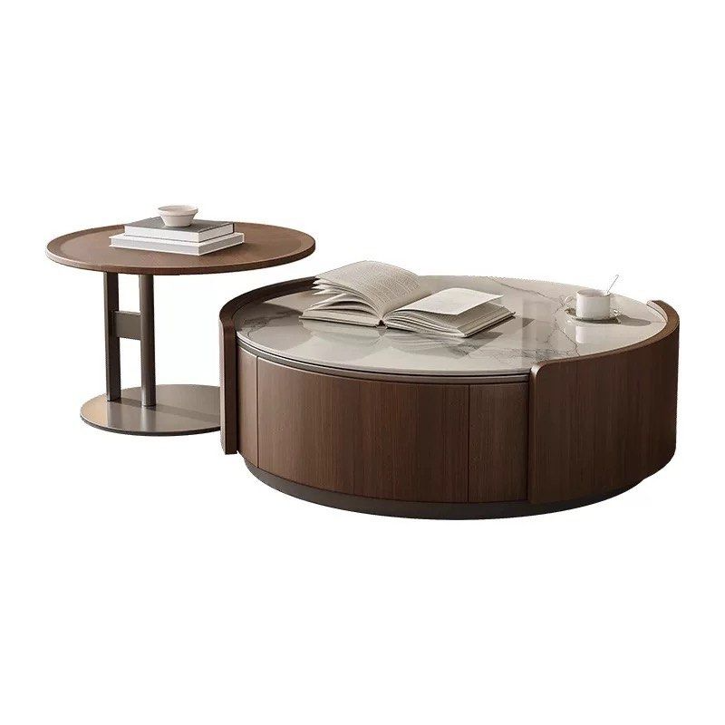 TROEJ Modern Round Coffee Tables