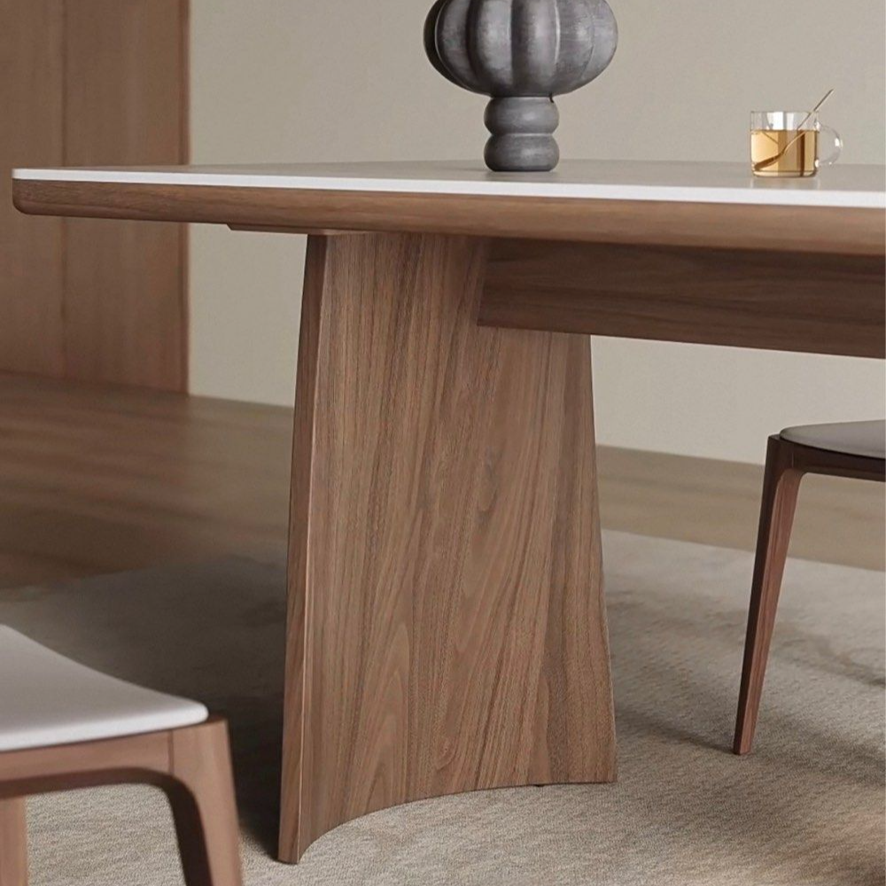 BAXTER Modern Travertine Dining Table