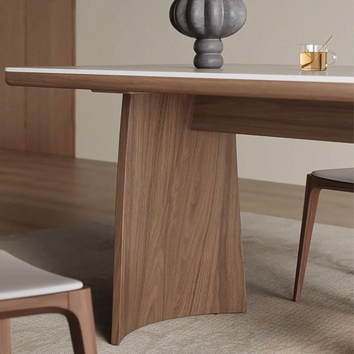 BAXTER Modern Travertine Dining Table
