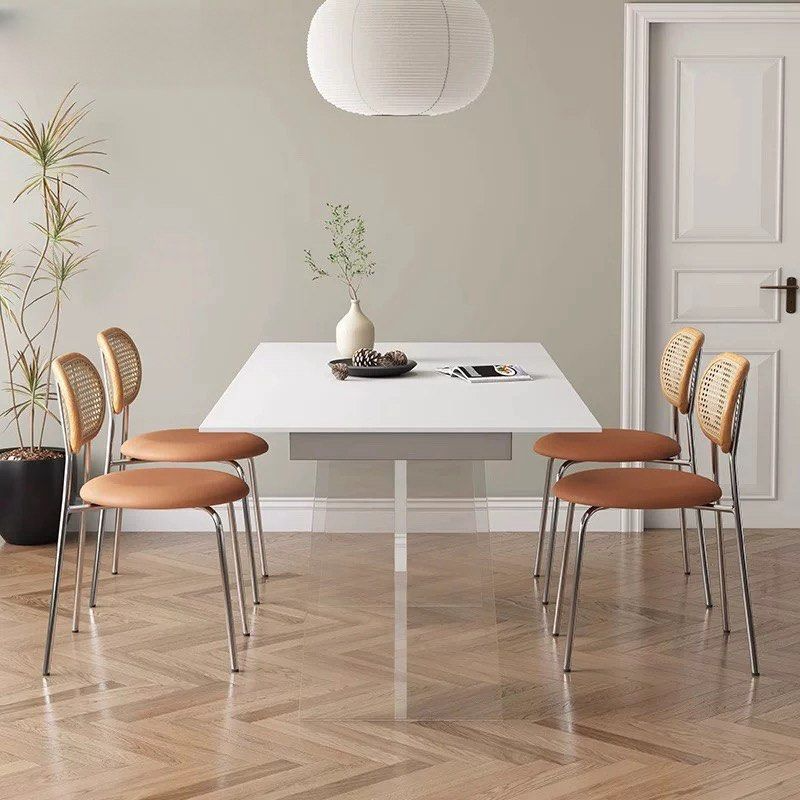 GOVE Modern Sintered Stone Extendable Dining Table