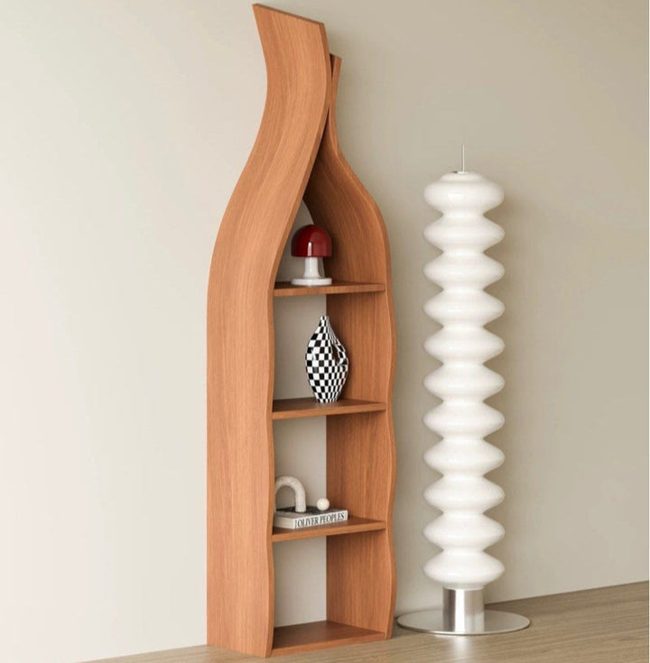 AFERIME Modern Solid Wood Bookshelf