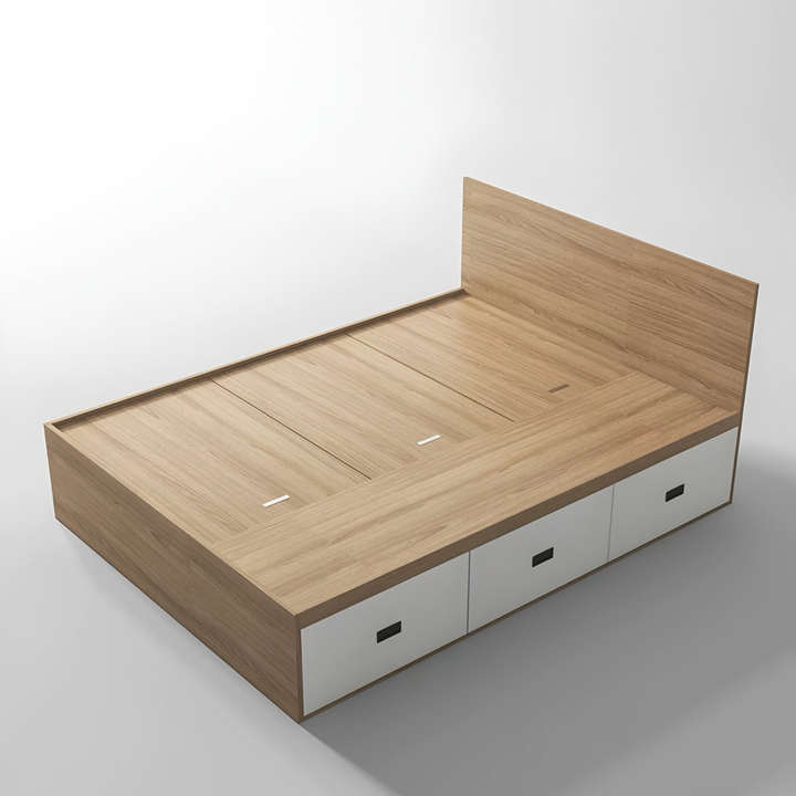 SHANGSU Modern Storage Bedframe