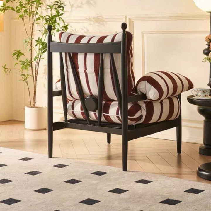 TASA Victorian Fabric Lounge Chair