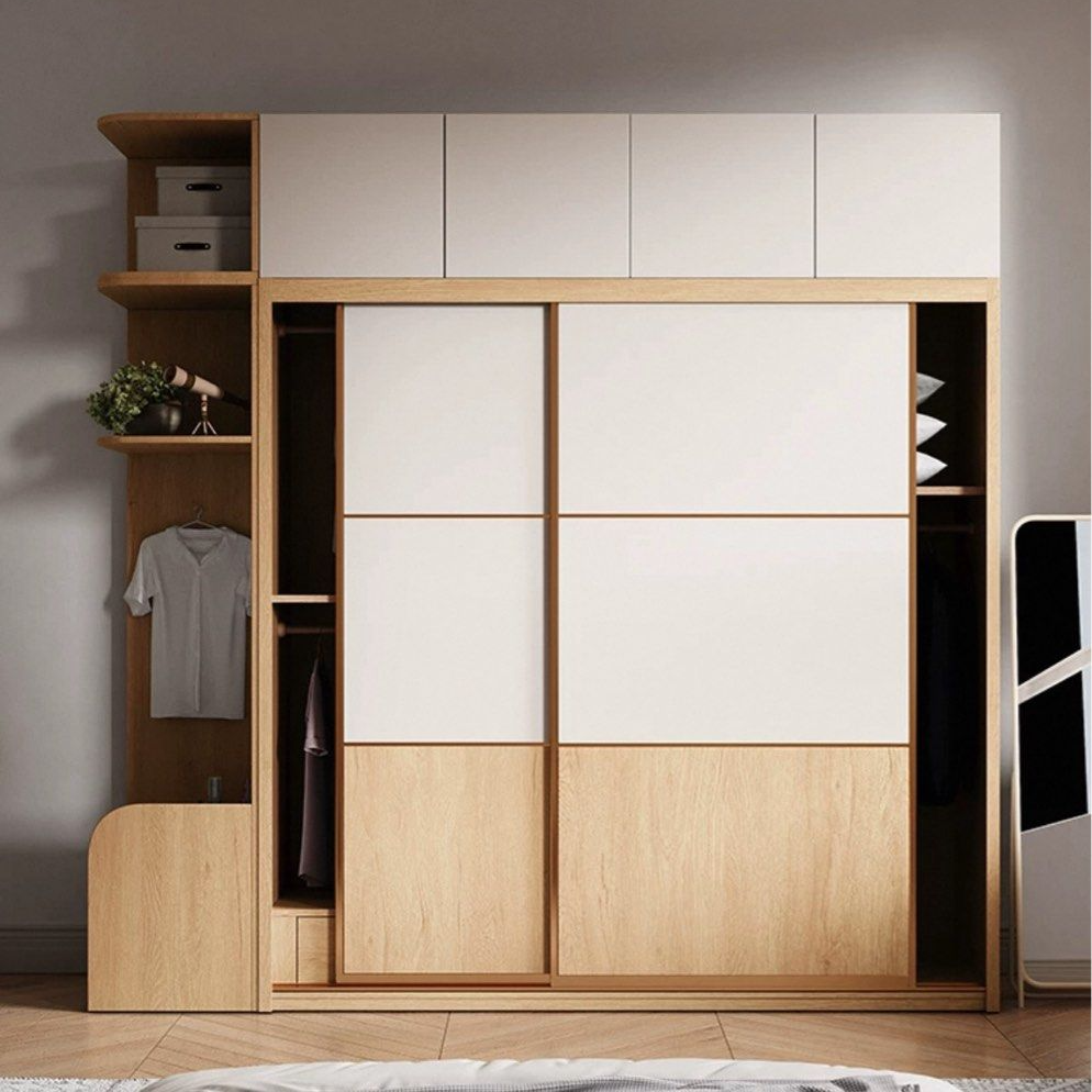 GORO Japandi Solid Wood Wardrobe
