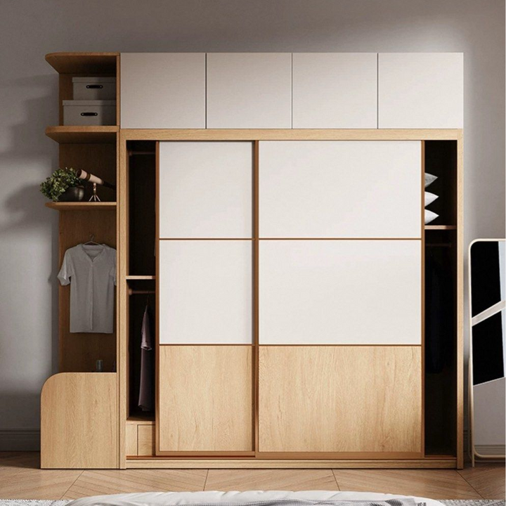 GORO Japandi Solid Wood Wardrobe