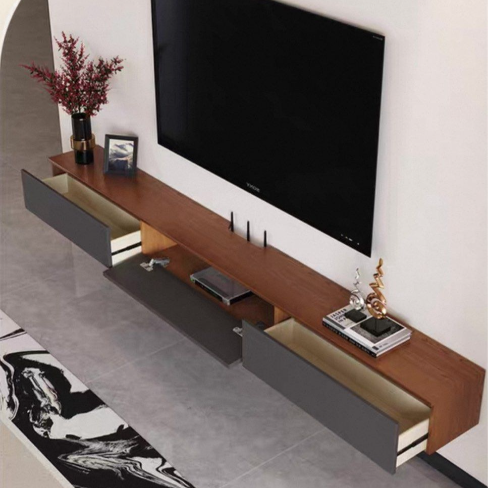UREO Modern Solid Wood TV Console
