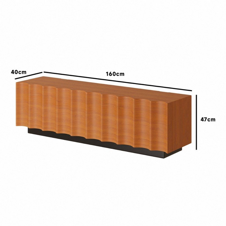 MAXIN Modern Solid Wood TV Console