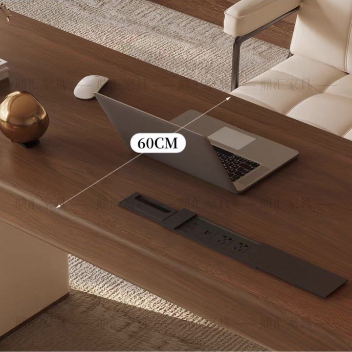 BERRYE Modern Solid Wood Study Table