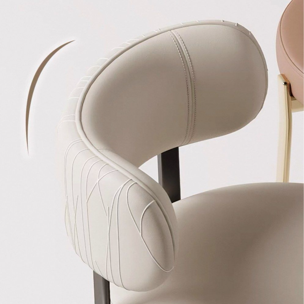 AREKEL Modern Leather Dining Chair