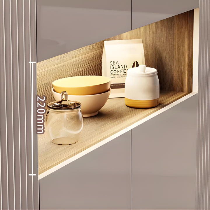 MUNCHER Modern Slim Sintered Stone Sideboard - Radical Homes Singapore