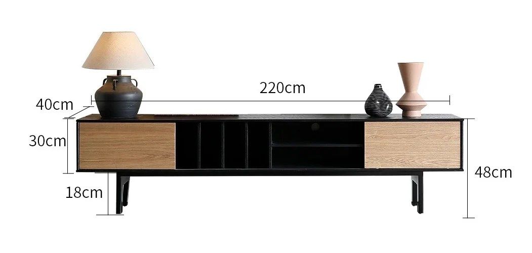 KIORS Modern Solid Wood TV Console