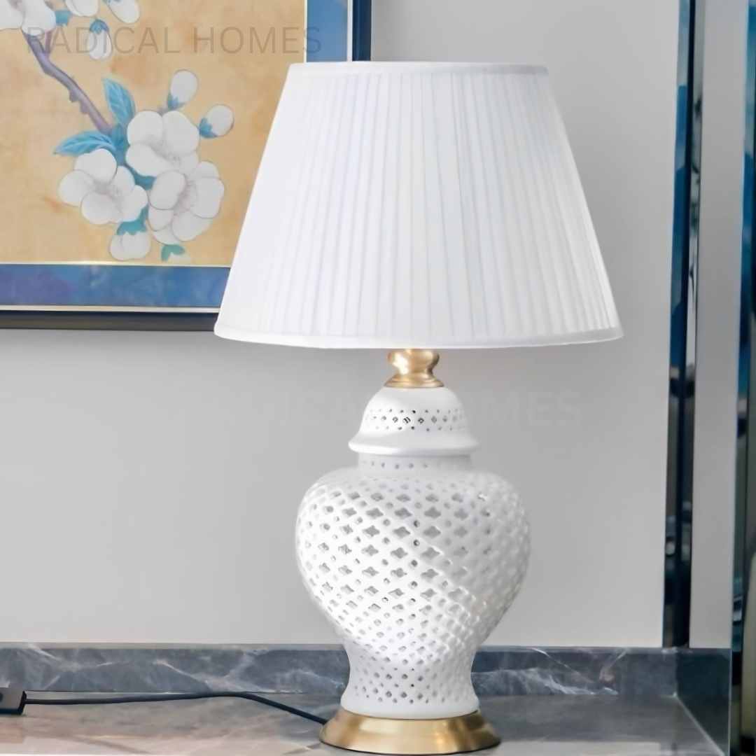 ACON Roman Ceramic Table Lamp - Radical Homes Singapore