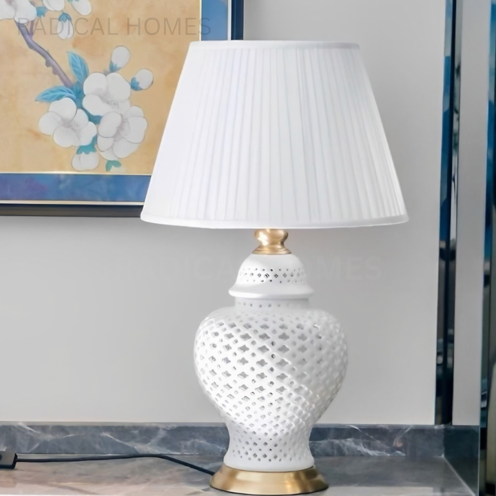 ACON Roman Ceramic Table Lamp - Radical Homes Singapore